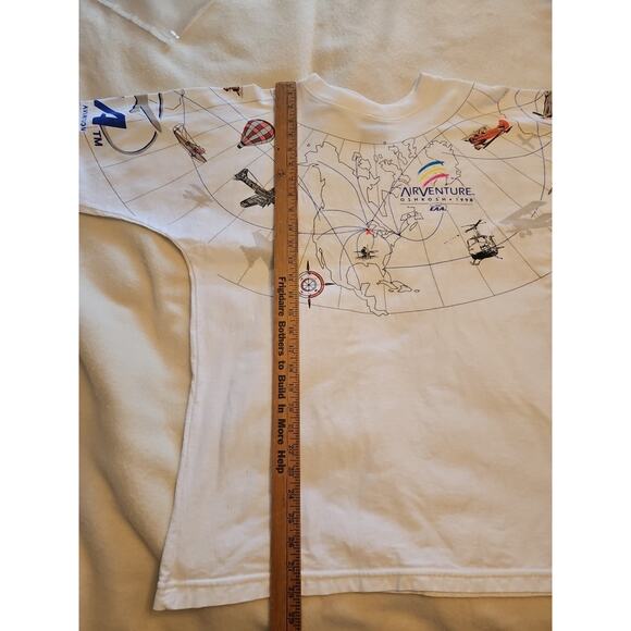 1998 EAA Oshkosh Air Venture Show Shirt Mens Sz Large - Picture 4 of 6